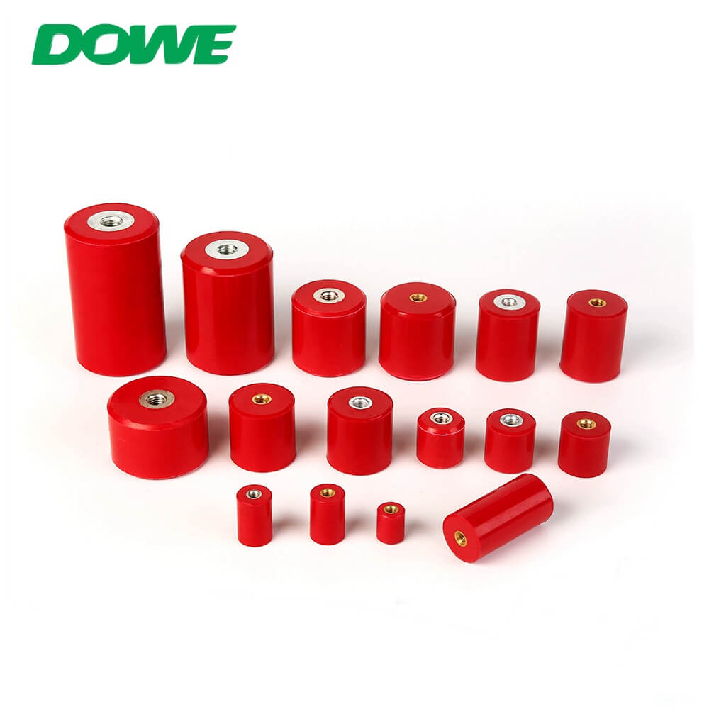 Low Voltage Red BMC Polymer Insulator MNS Standoff Insulator For Bus