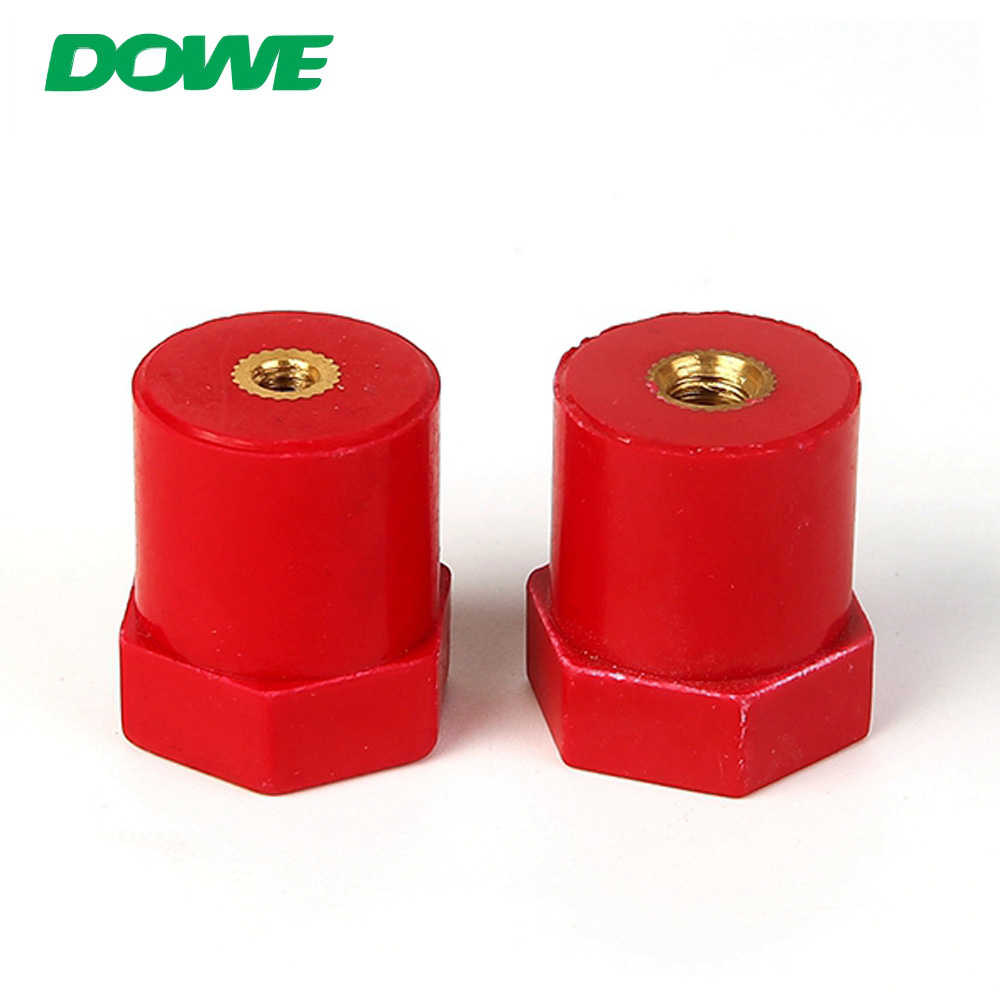 DOWE SB20X25 M6 Epoxy Resin Busbar Insulators Support Low Voltage